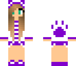 purple wolfy girl