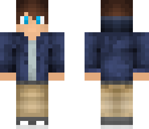cool teen with blue eyes