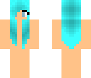 blue hair skin base
