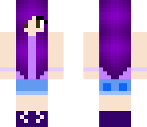 summer purple skin