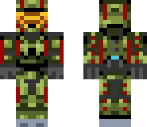 cool master chief red