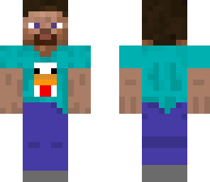 steve in a chicken shirt