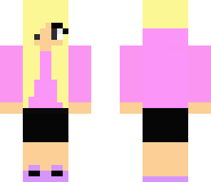 pink hoodie girl