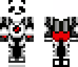 robotic panda with haedset
