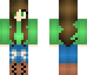 green sweater girl