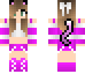 magenta kitty girl