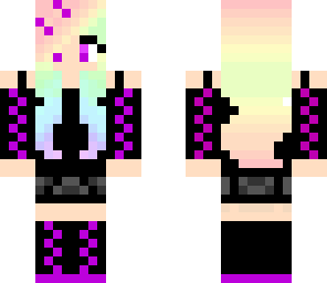 ender rainbow hair