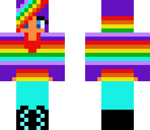rainbow girl