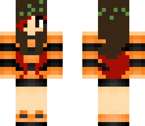 halloween pumpkin girl