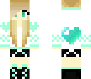 cute turquioze girl