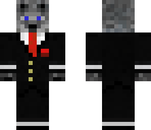 wolf in pilot suit