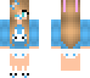 blue baby girl rabbit