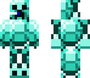 diamond creeper with headphones