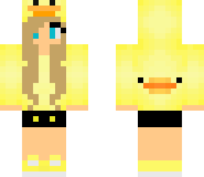 blonde duck girl