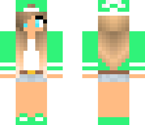 cool green tomboy girl