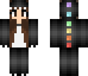 brunette dino girl