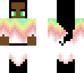 rainbow chevron dress girl