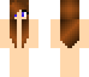 brown hair girl skin base