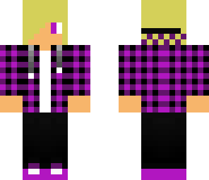 purple teen boy