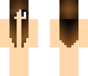 brown hair base skin