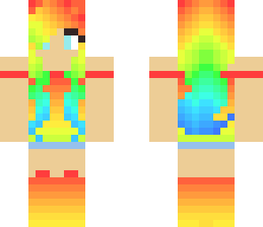 rainbow girl