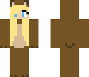 girl in bear onesie