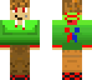 green coat kid