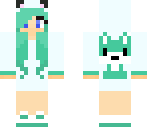teal fox girl