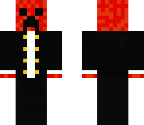 lava creeper in suit