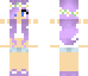 purple hair girl