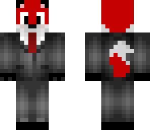fox tux red