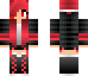 red gamer girl