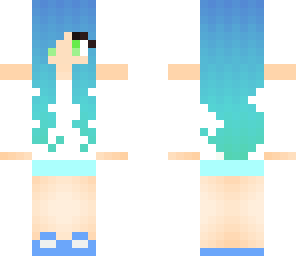 cute  icy ombre girl