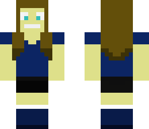 girl in blue shirt