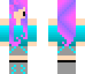color wide eye girl
