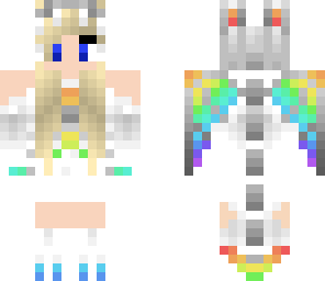 rainbow dragon girl