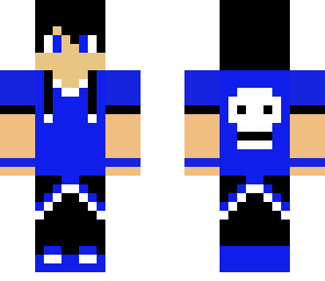 blue hoodie boy