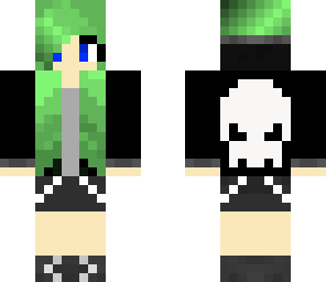 green hair