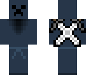 ninja creeper with swords