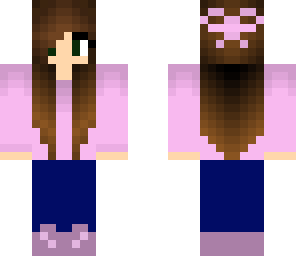 cute pink sweater girl