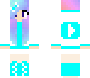blue youtube girl
