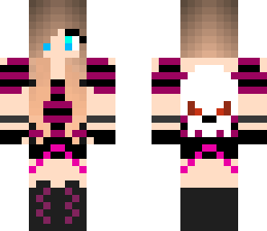 pink skull girl
