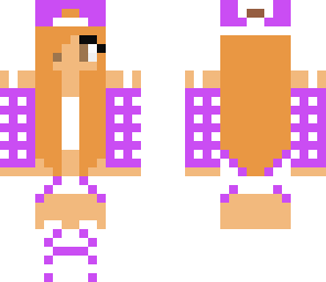purple crystal club girl