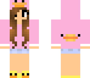 pink duck girl