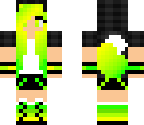 neon green girl
