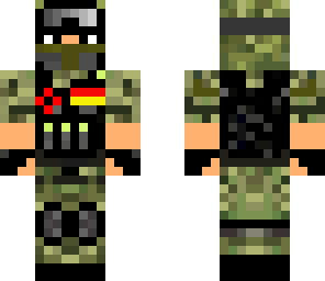 german army man with poppy