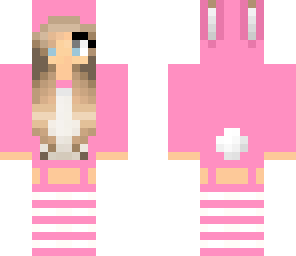pink bunny girl