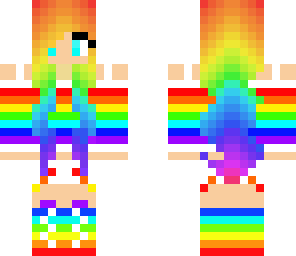rainbow girl