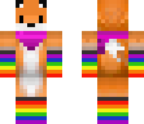 rainbow socks fox