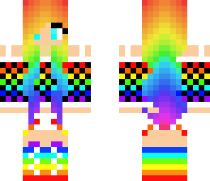 rainbow girl